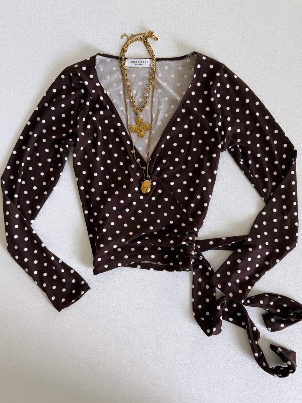 Pretty polka Dot top